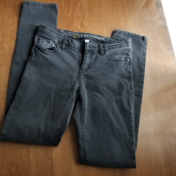 Grey LC Lauren Conrad Skinny Jeans size 4 - Picture 2 of 5